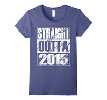 Funny Straight Outta 2015 2nd Birthday T-Shirt Vintage Gift