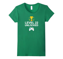 22th Birthday Level 22 Unlocked Funny T-Shirt Gift Vintage