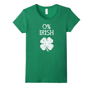 0% Irish Vintage St. Patrick Day T Shirt