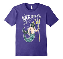 Merdad T-Shirt Mermaid Dad Tee Shirt