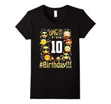 Funny 10 Years Old 10th Birthday Emoji Shirt Gifts 2007 Cute