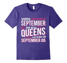 Real Queens Are Born on September 05 T-Shirt 5th Birthday