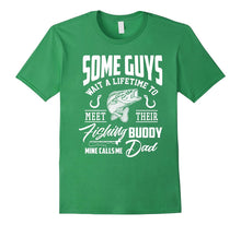 Fishing Dad Shirt My Fishing Buddy Calls Me DAD Gift T-Shirt