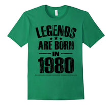 37th Birthday Gifts Tee Funny Legends Are Born in 1980 Shirt