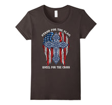 Stand for the Flag Kneel for the Cross Patriotic Tee