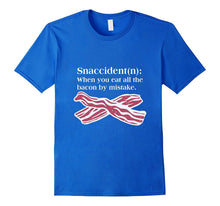 Bacon Snaccident Definition Funny T-Shirt