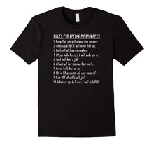 Rules for Dating My Daughter Funny T-Shirt for Mom or Dad