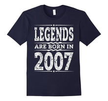 Funny Legends Are Born in 2007 T-Shirt 10th Birthday Gift