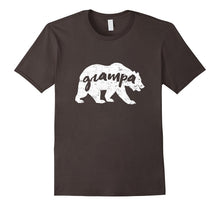 Mens Grampa Bear T-Shirt Distressed Design Father's Day Gift Idea