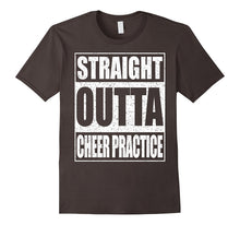 Straight Outta Cheer Practice T-Shirt Funny Cheerleading Tee