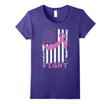Breast Cancer Shirt Fight Flag Shirt