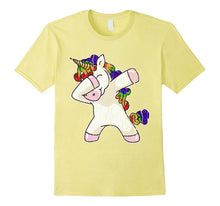 Dabbing Unicorn T-Shirt Dab Hip Hop Funny Magic Rainbow