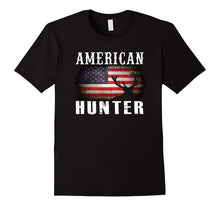 Hunter Men's Tshirt American Patriotic Buck Hunting Shirt