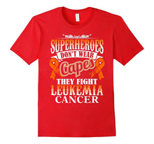 Superheroes Do Not Wear Capes Leukemia Cancer Awareness Tee