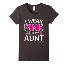 I Wear Pink for My Aunt Shirt Breast Cancer Awareness Tee