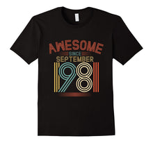Awesome Since September 1981 Funny T-Shirt 36th Birthday Tee