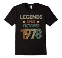 Legends Since October 1978 Shirt - 39th Birthday Gifts Shirt