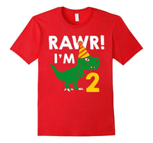 2nd Birthday Boy of Dinosaurs T-Shirt 2 Years Old Dinosaurs
