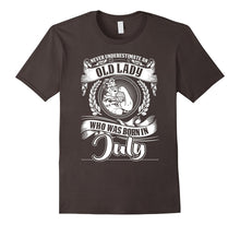 Never Underestimate an Old Lady Born in July T-Shirt