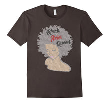 Aries Zodiac Birthday Afro Gift T-Shirt for Black Women