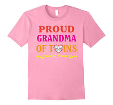 Proud Grandma of Twins Happy Parents Day T-Shirt Gift