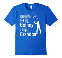 Funny Golf Shirt for Grandpa Novelty Father's Day Gift Tee
