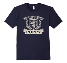 Mens Vintage Crest World's Best Poppy T-Shirt