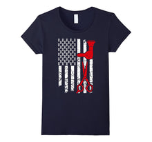 Cute Hairstylist Shirt American Flag Great Gift Hairdresser