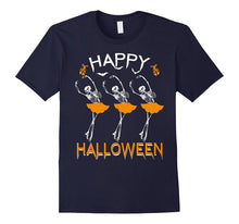 Happy Halloween Ballet Dancing Skeleton Ballerina T-Shirt