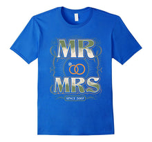 10 Year Anniversary Shirt Mr and Mrs Since 2007 T-Shirt