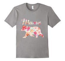 Mama Bear Floral Tee, Mom Graphic T-Shirt, Mother's Day Gift