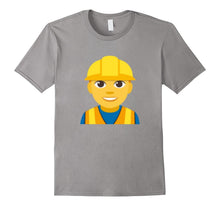 Emoji T-Shirt Construction Worker Emoticon Tradesperson