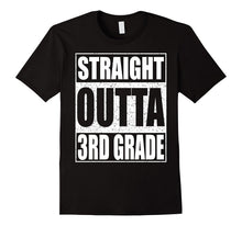 Straight Outta 3rd Grade T-Shirt Funny 2017 Graduation Shirt
