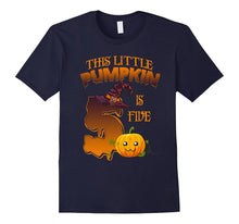 5 Years Old 5th Birthday Tshirt - Halloween Little Pumpkin