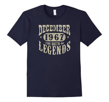 50 Years 50th Birthday December 1967 Birth of Legend T-Shirt