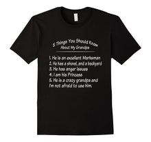 5 Things You Should Know About My Grandpa T-Shirt