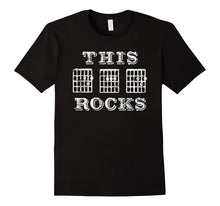 Mens This Guitar Dad Rocks Shirt Music Notes Fathers Day Gift