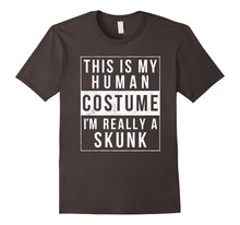 Skunk Halloween Costume Shirt Funny Easy for Kids Men Women