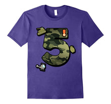 Fifth Birthday Party 5th Camoflauge T-Shirt Born 2012
