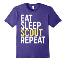 Eat Sleep Scout Repeat T-Shirt Funny Scouting Gift Shirt