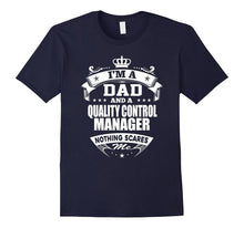 Mens Dad and QUALITY CONTROL MANAGER - Father's Day Gift Shirts