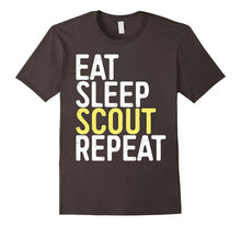 Eat Sleep Scout Repeat T-Shirt Funny Scouting Gift Shirt
