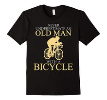 Men's Never Underestimate an Old Man With a Bicycle T-Shirt