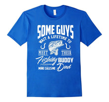 Fishing Dad Shirt My Fishing Buddy Calls Me DAD Gift T-Shirt