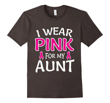 I Wear Pink for My Aunt Shirt Breast Cancer Awareness Tee