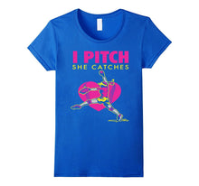 Softball Parent Fan T-Shirt - I Pitch She Catches Tee