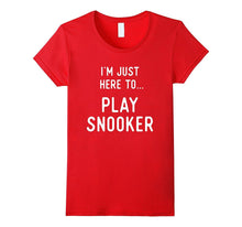 Snooker T Shirts. Gifts for Players. Here to Play Snooker.