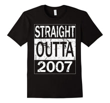 Straight Outta 2007 T-Shirt Funny 2017 Birthday Kid Tee Gift