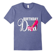Birthday Diva Shirt Gift Sexy Sassy Pink High Heel Shoe