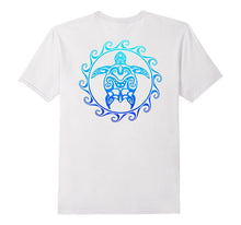 Ocean Blue Tribal Hawaiian Sea Turtle T-Shirt